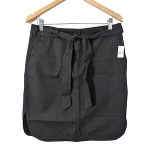 Talbots‎ Straight Skirt Womens 8 Black Stretch Classic Preppy Capsule Minimalist
